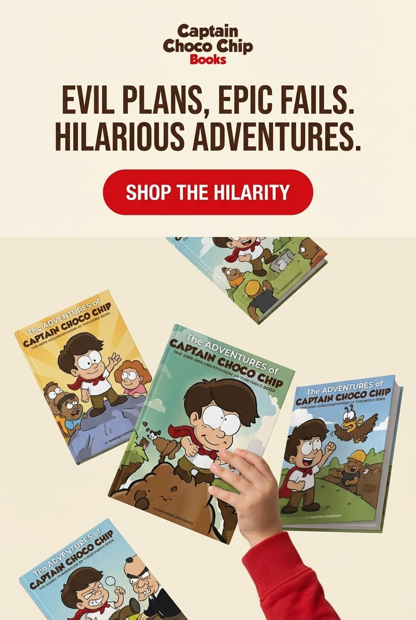 Kids Book, The Adventures of Captain Choco Chip and the Attack of Evil Professor Lit