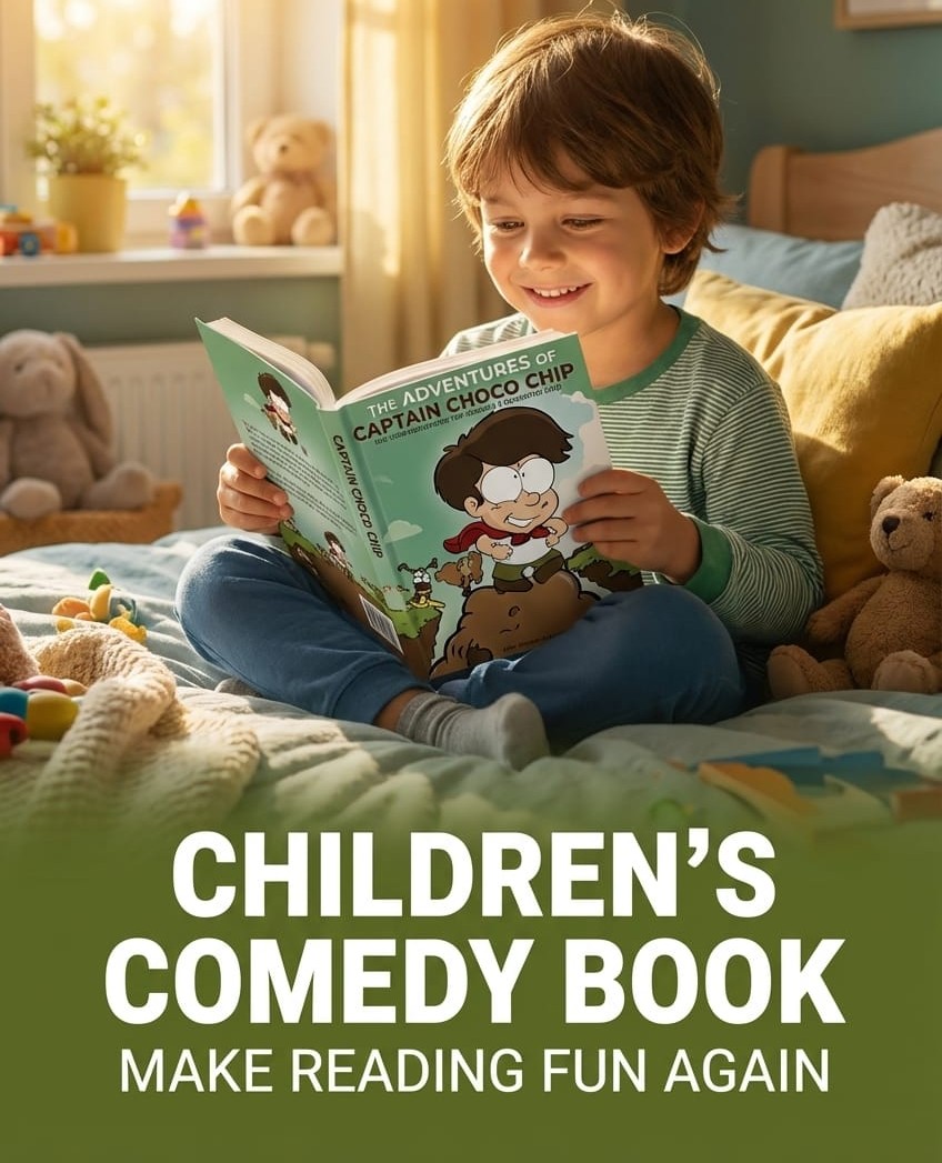 Kids Book, The Adventures of Captain Choco Chip and the Attack of Evil Professor Lit