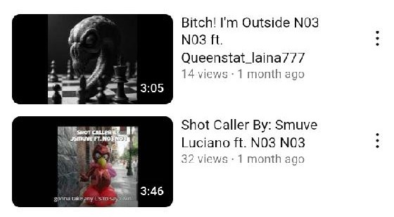 N03 N03 Lyrical Rap Artist