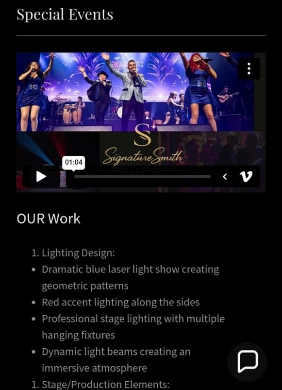 Signature Smith Collections (High-End) Multimedia Productions